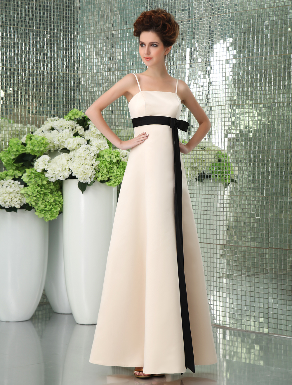 teal and burnt orange bridesmaid dresses Mismatched Green A-line Long Cheap Bridesmaid Dresses , MRB0026  MarryLover
